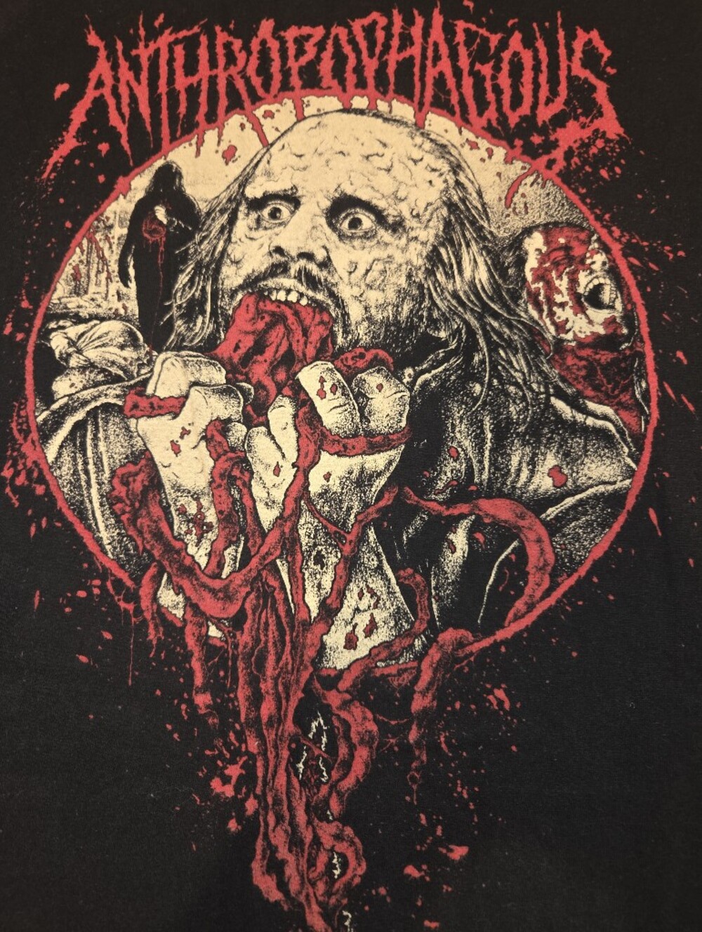 ANTHROPOPHAGIOUS (MOVIE) - VINTAGE SHIRT - MENS SIZE XL